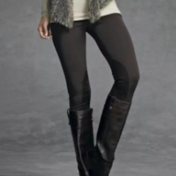 CAbi Pants - CAbi Black Ponte Knit Riding Zipper Leggings
